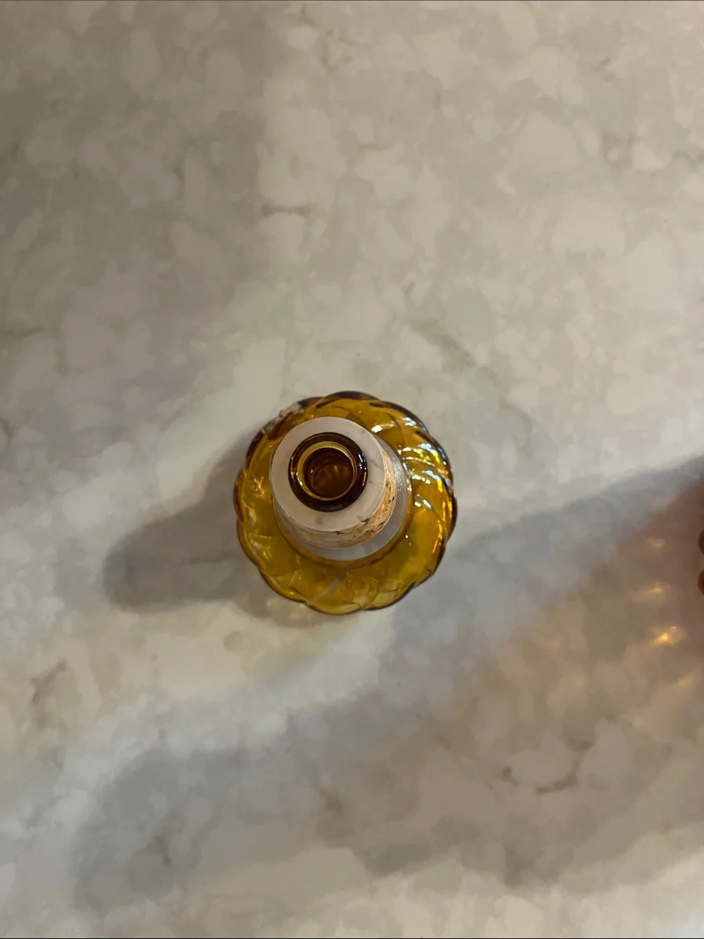 Vintage Amber Glass Jim Beam Decanter Bottle